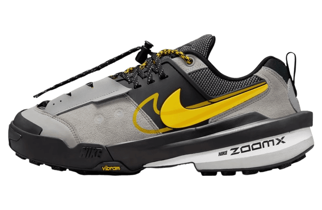 sacai x Nike Zegamadome SP Matte Silver / Tour Yellow Nike release photo
