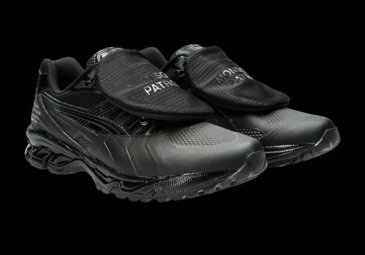 SBTG x Asics Gel Kayano 14 Monsoon Patroi Black release photo 2