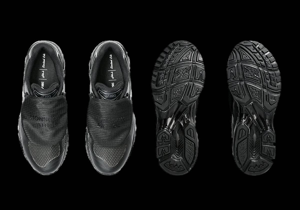 SBTG x Asics Gel Kayano 14 Monsoon Patroi Black release photo 7