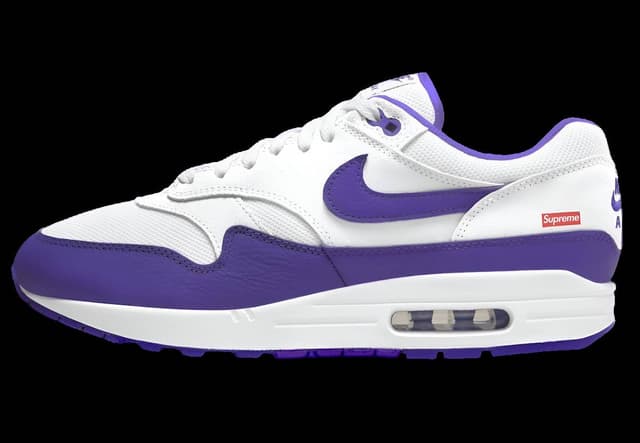 Supreme x Nike Air Max 1 87 Varsity Purple Nike release photo