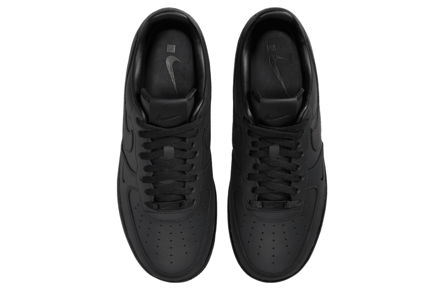 .swoosh x Nike Air Force 1 Low Black release photo 5