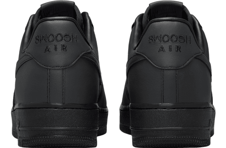 .swoosh x Nike Air Force 1 Low Black release photo 6
