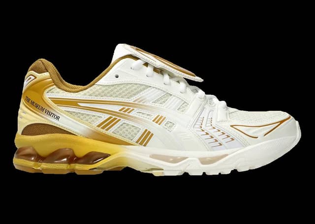 The Museum Visitor x Asics Gel Kayano 14 Cream Yellow ASICS release photo
