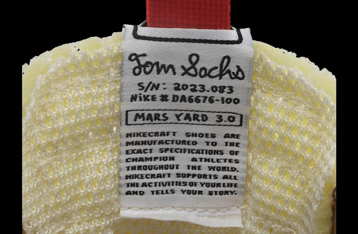 Tom Sachs x NikeCraft Mars Yard Shoe 3.0 Nike release photo