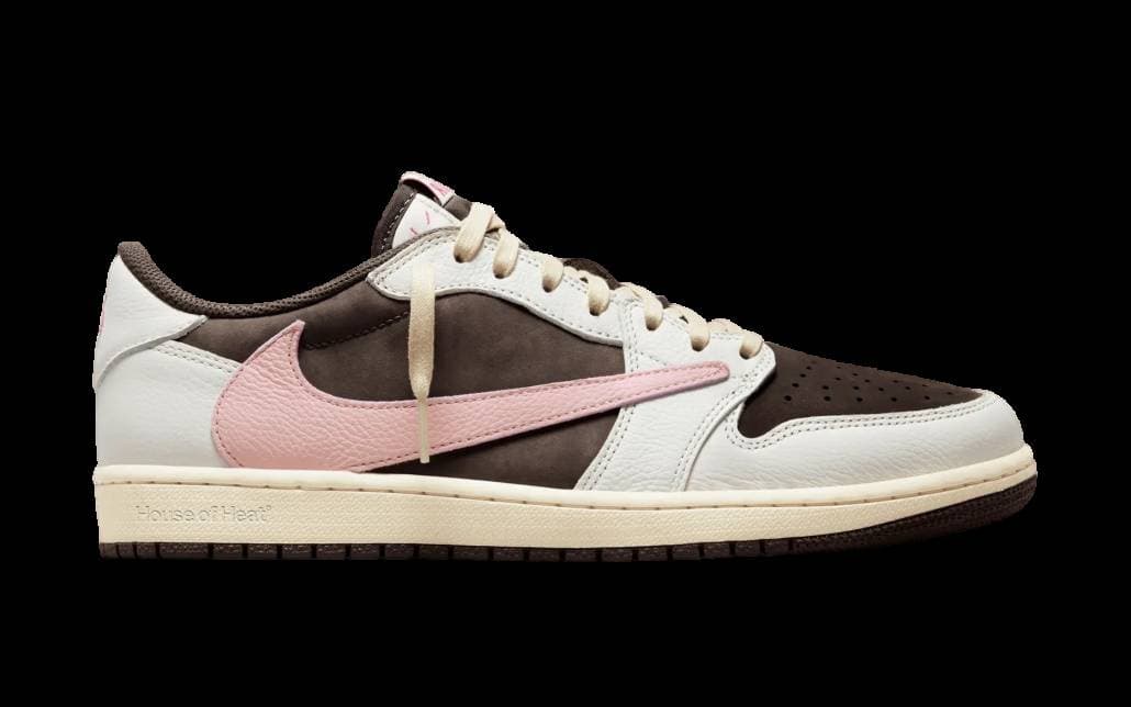 Travis Scott x Air Jordan 1 Low OG Dark Pony/Pink Oxford release photo 3