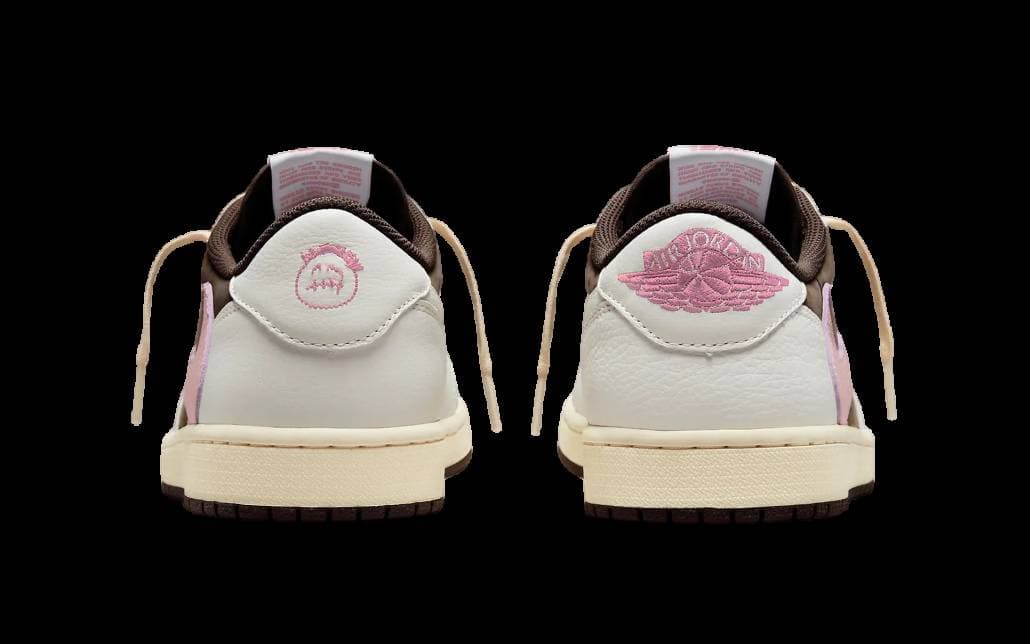 Travis Scott x Air Jordan 1 Low OG Dark Pony/Pink Oxford release photo 5