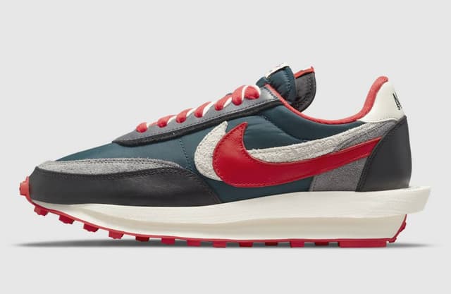 Undercover X Sacai X Nike LDWaffle Midnight Spruce Nike release photo