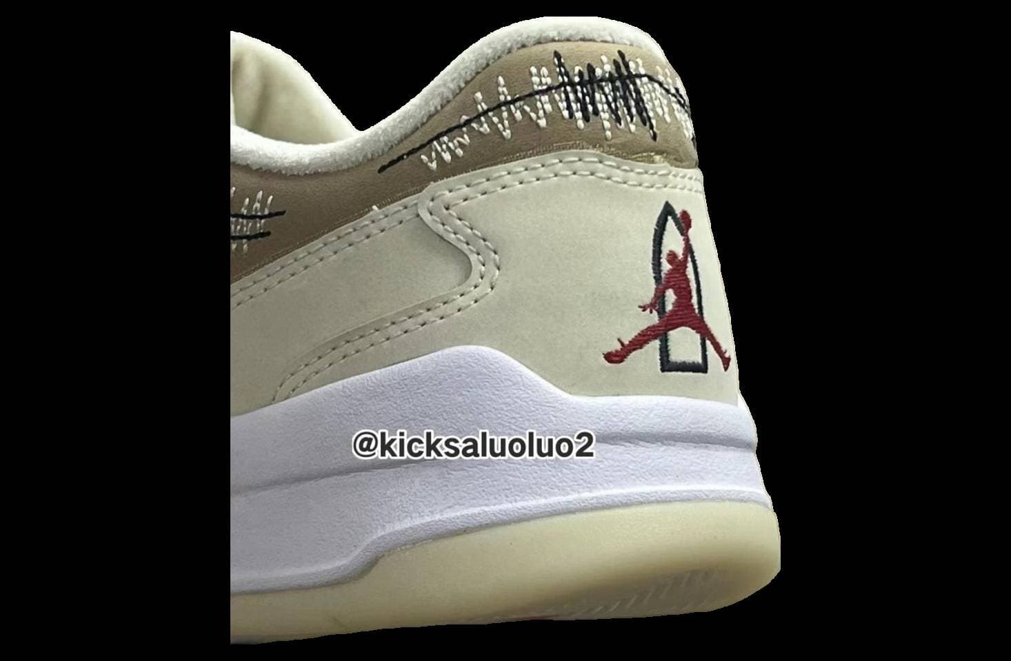 Who Decides War x Jordan Flight Court WMNS Coconut Milk release photo 3