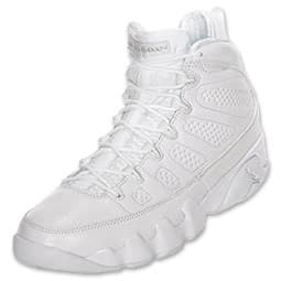 Men's Air Jordan Retro 9 Basketball Shoes White release photo 1