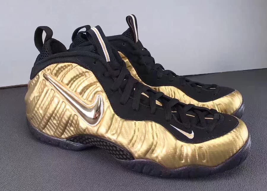 Nike Air Foamposite Pro “Metallic Gold” release photo 1