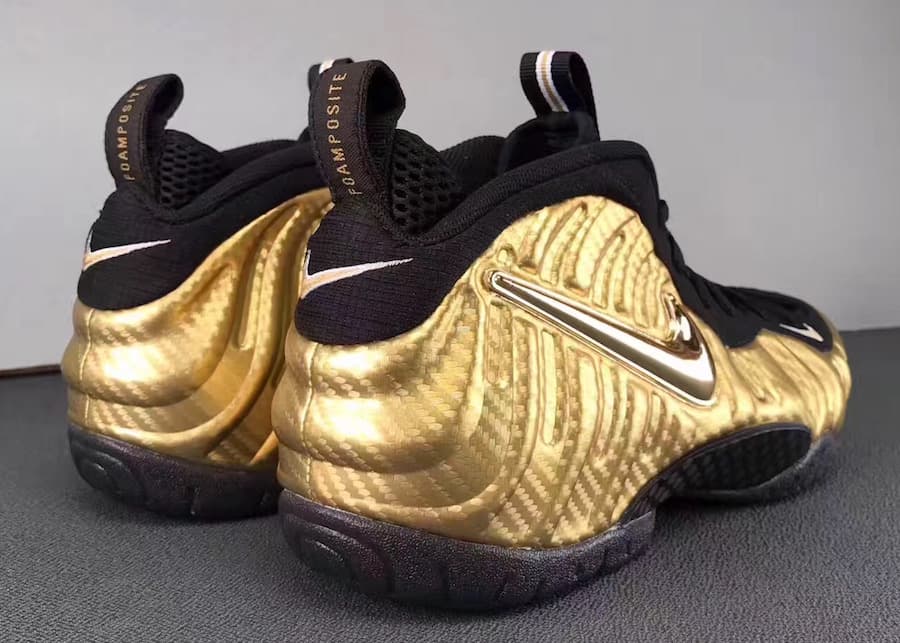 Nike Air Foamposite Pro “Metallic Gold” release photo 5