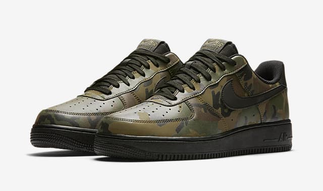 Nike Air Force 1 Low “Reflective Green Camo” Nike release photo