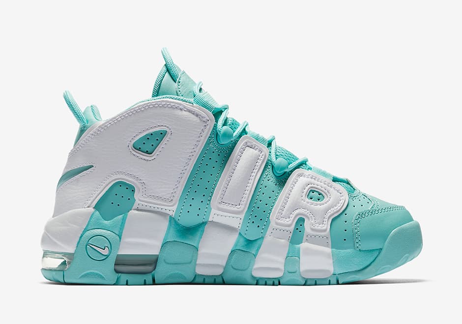 Nike Air More Uptempo GS “Island Green” release photo 3