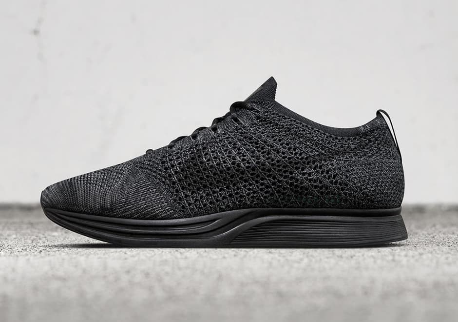 Nike Flyknit Racer “Triple Black” release photo 1