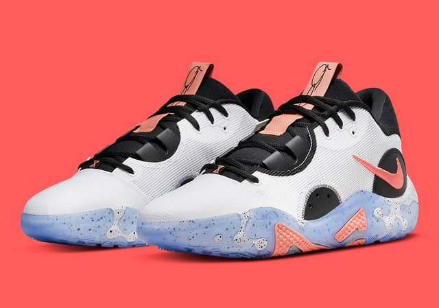 Nike PG 6 "White/Black/Bright Crimson" Nike release photo
