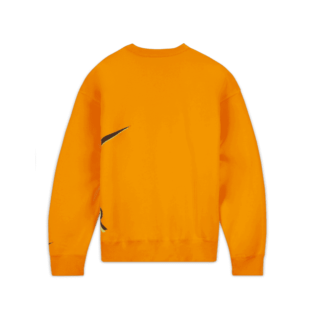 Nike x Kim Orange Fleece Crew release photo 2