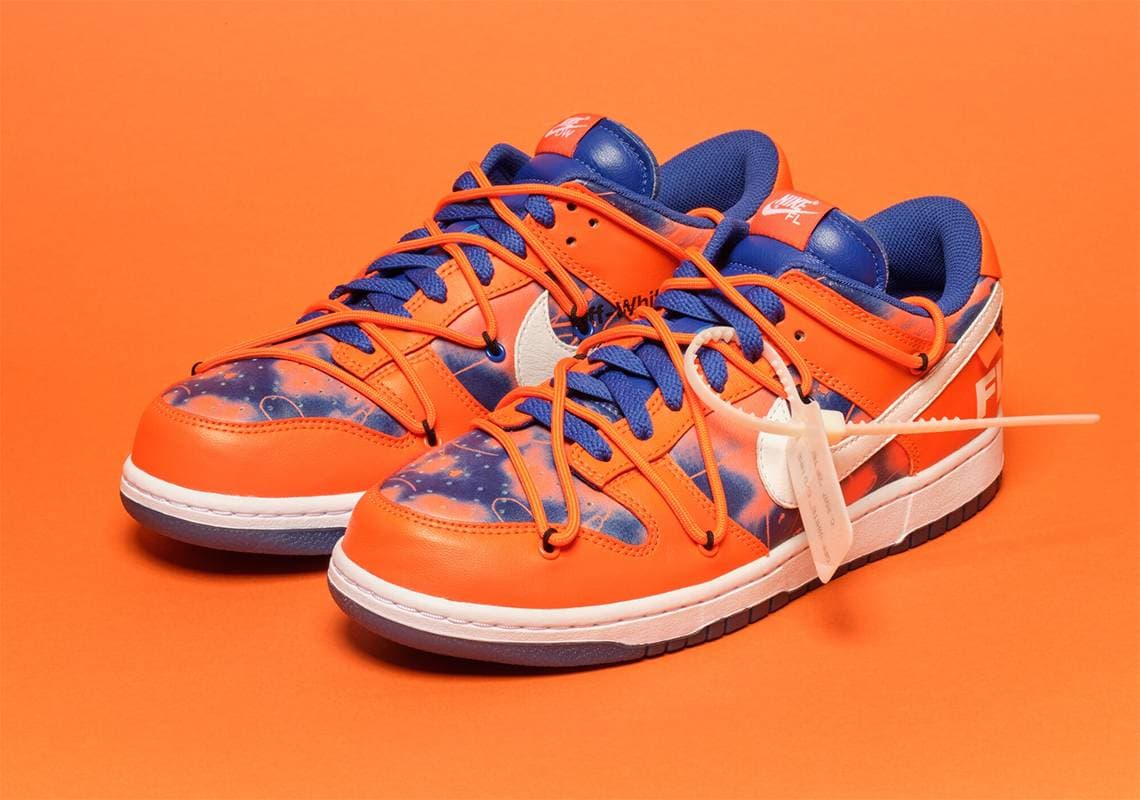 Futura x Off-White x Nike Dunk Low "Syracuse" release photo 11