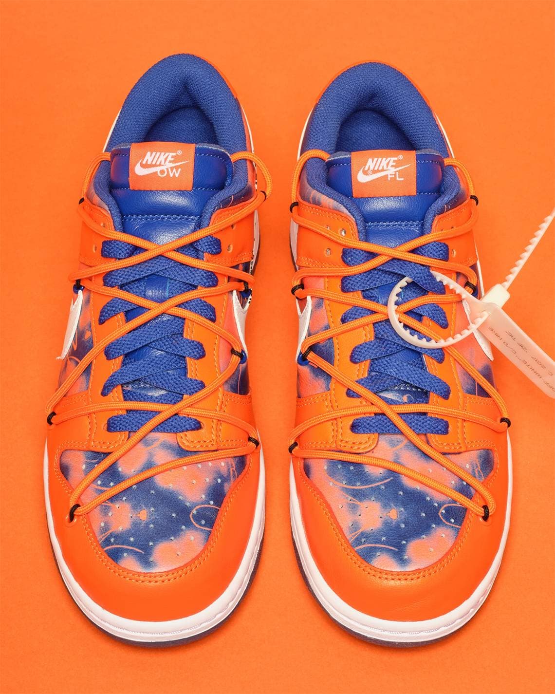 Futura x Off-White x Nike Dunk Low "Syracuse" release photo 14