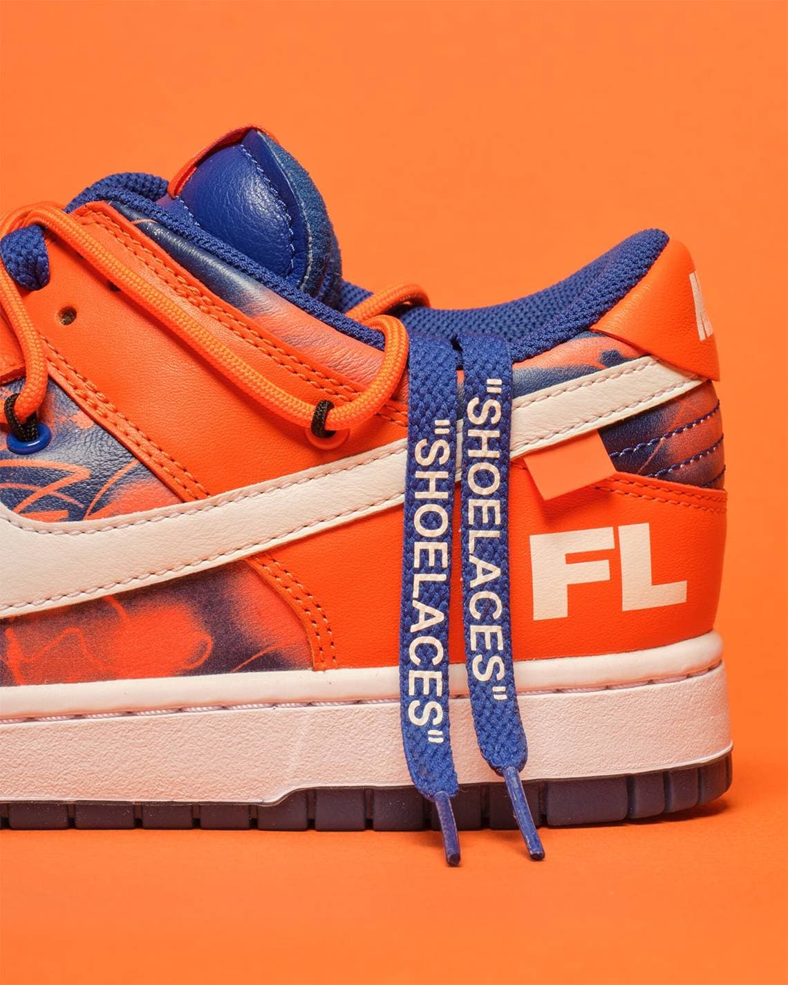 Futura x Off-White x Nike Dunk Low "Syracuse" release photo 15