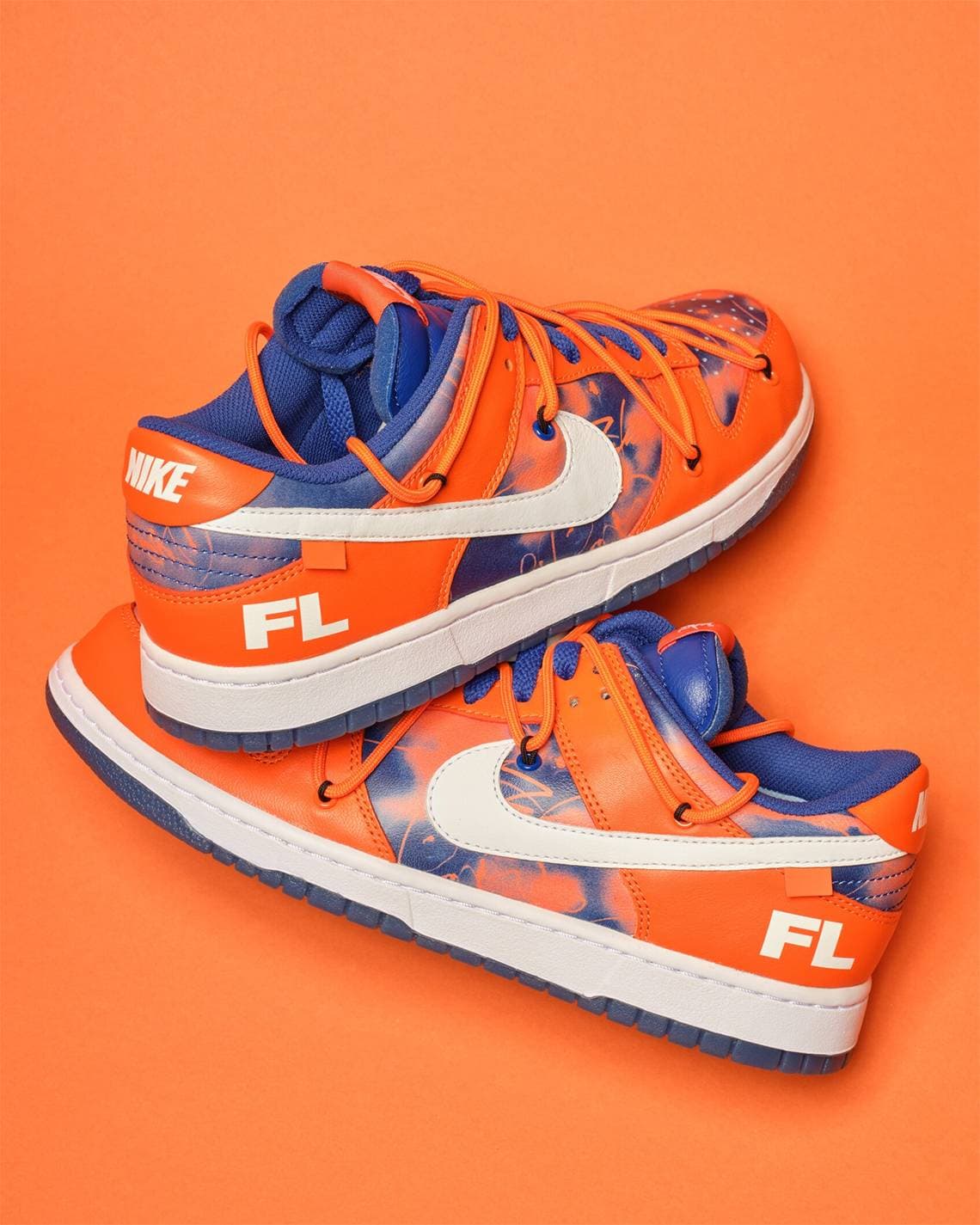 Futura x Off-White x Nike Dunk Low "Syracuse" release photo 10