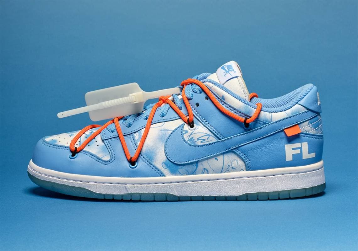 Futura x Off-White x Nike Dunk Low "Syracuse" release photo 4