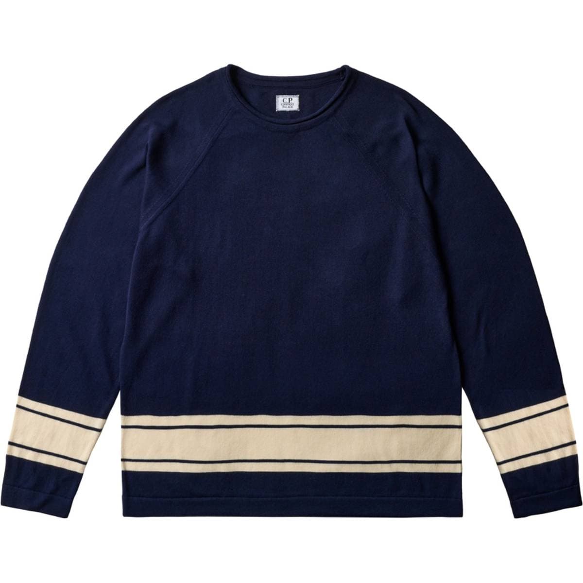 Palace C.p. Company Cotton Sea Island Mock Neck Knit Navy release photo 1