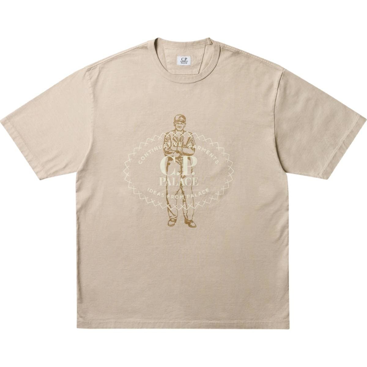 Palace C.p. Company Heavy T Shirt Stone release photo 1