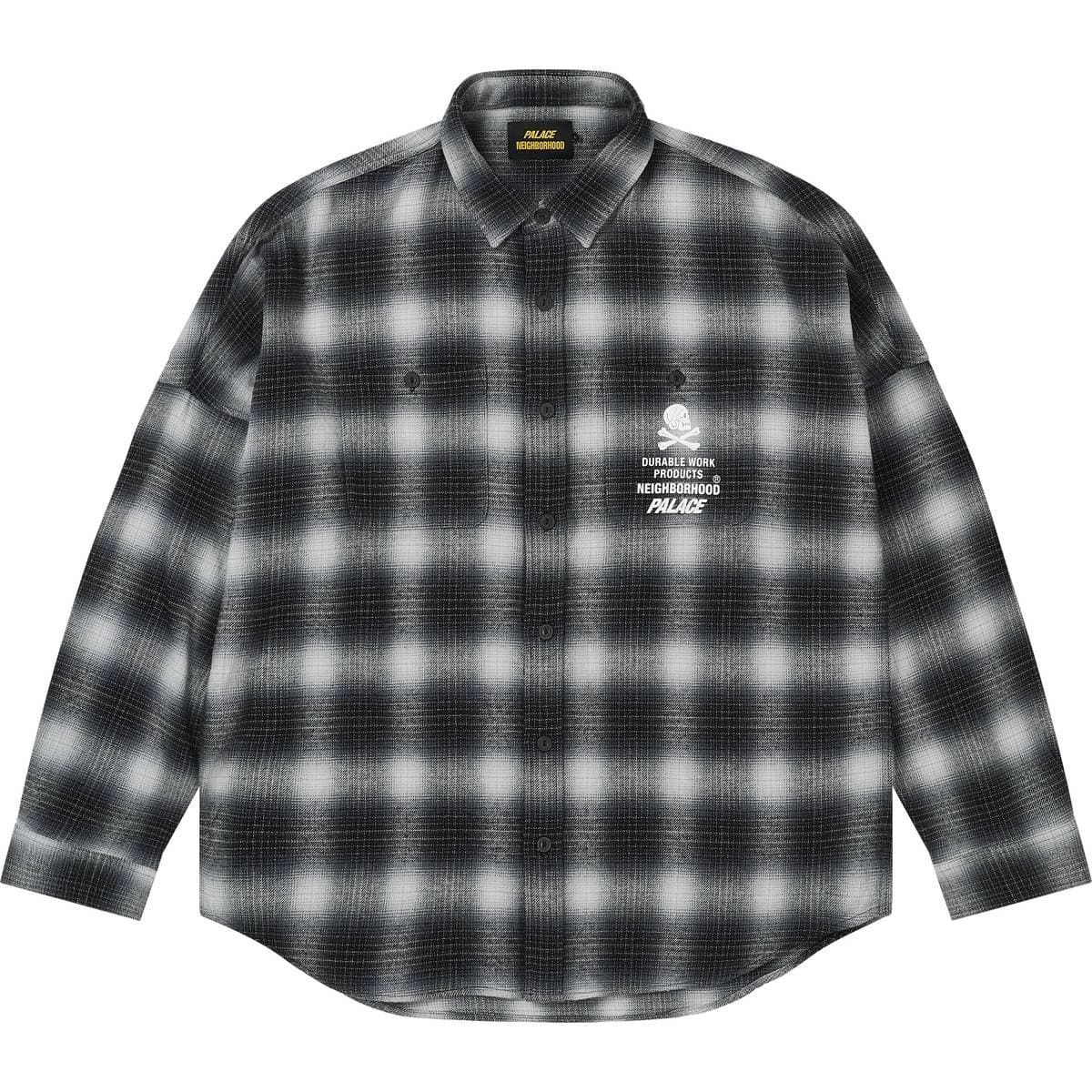 Palace Neighborhood Shirt Salt Pepper release photo 1