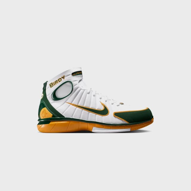 Nike Air Zoom Huarache 2K4 - Deep Forest / White / Canyon Gold Nike release photo
