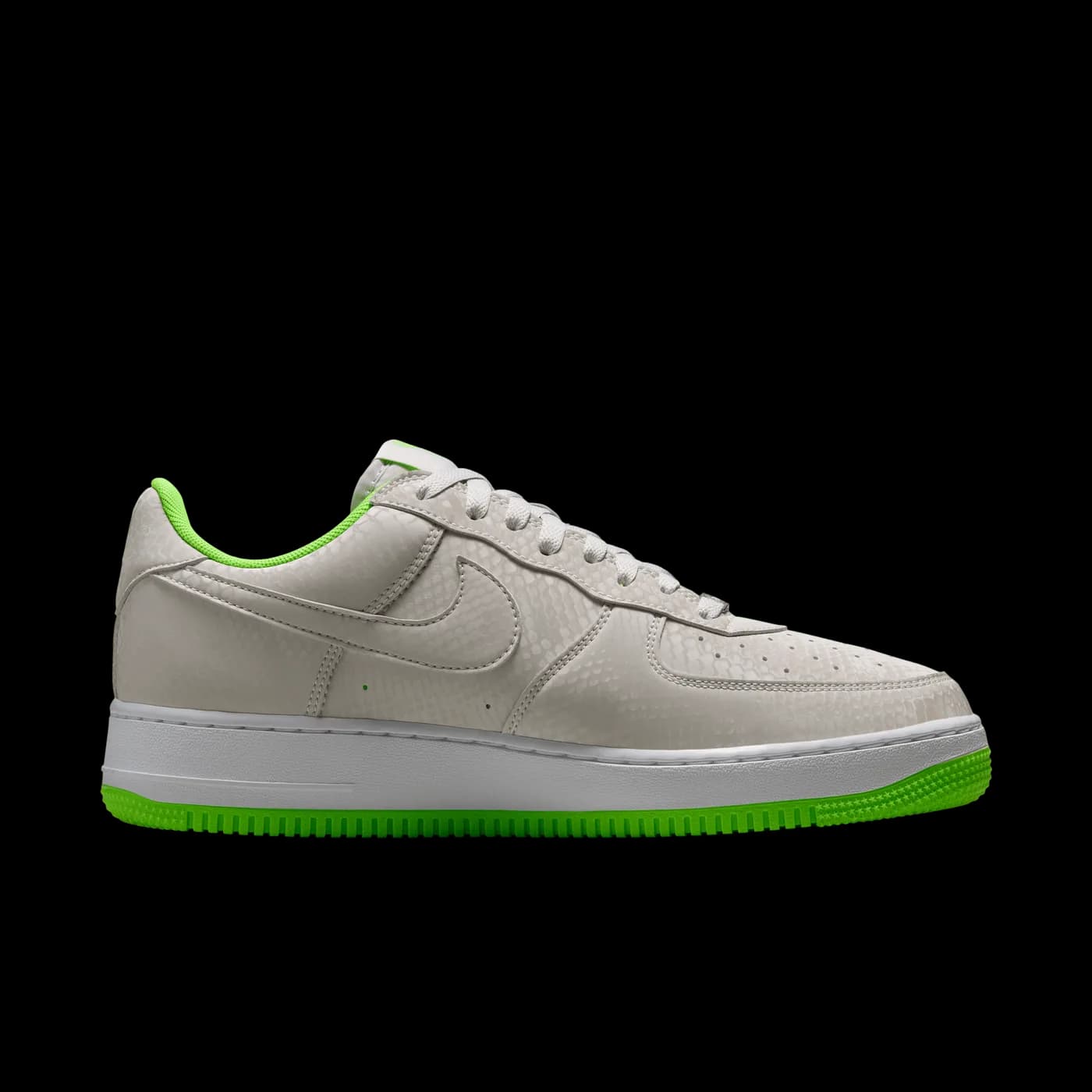 Nike Kobe Air Force 1 Low Vast Grey Electric Green release photo 4