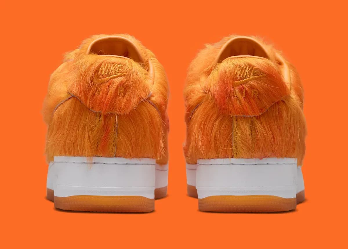 Nike Air Force 1 Low “Orange Pony Hair” release photo 6