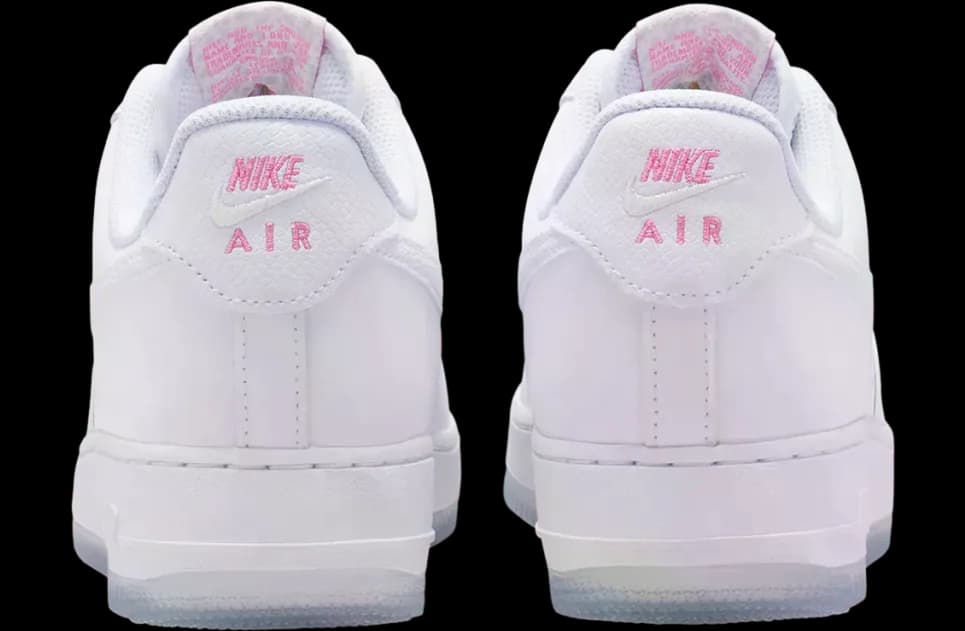 Nike Air Force 1 Low WMNS White Lotus / Pink release photo 4