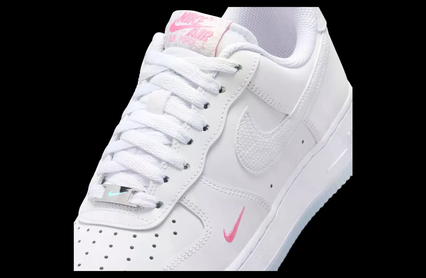 Nike Air Force 1 Low WMNS White Lotus / Pink release photo 6