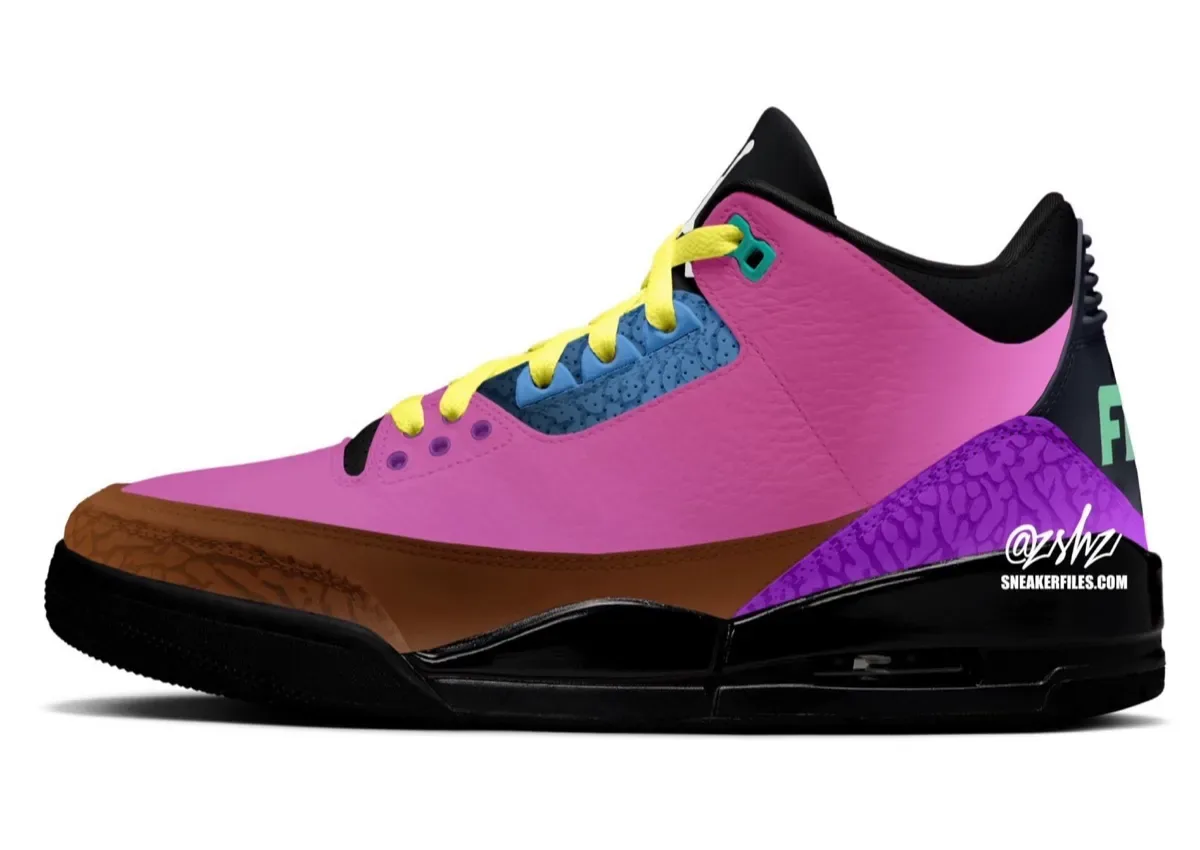 Free The Youth x Air Jordan 3 Jordan release photo