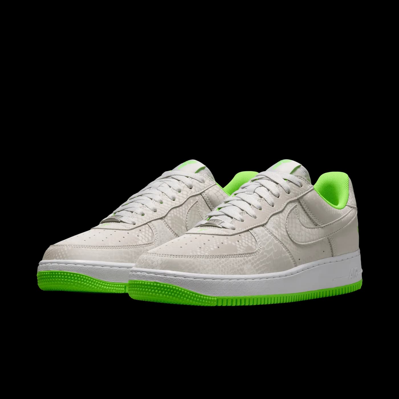 Nike Kobe Air Force 1 Low Vast Grey Electric Green release photo 6