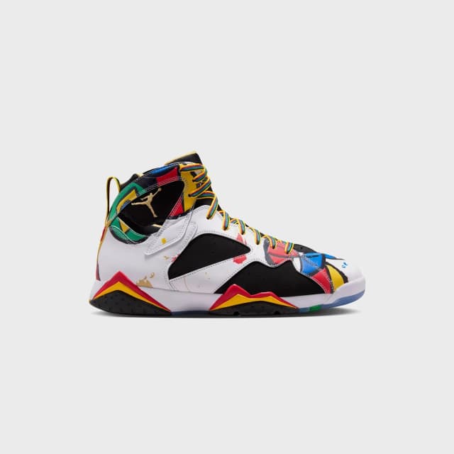 Jordan Air Jordan 7 Retro - White / Metallic Gold / Sport Red / Varsity Royal Jordan release photo