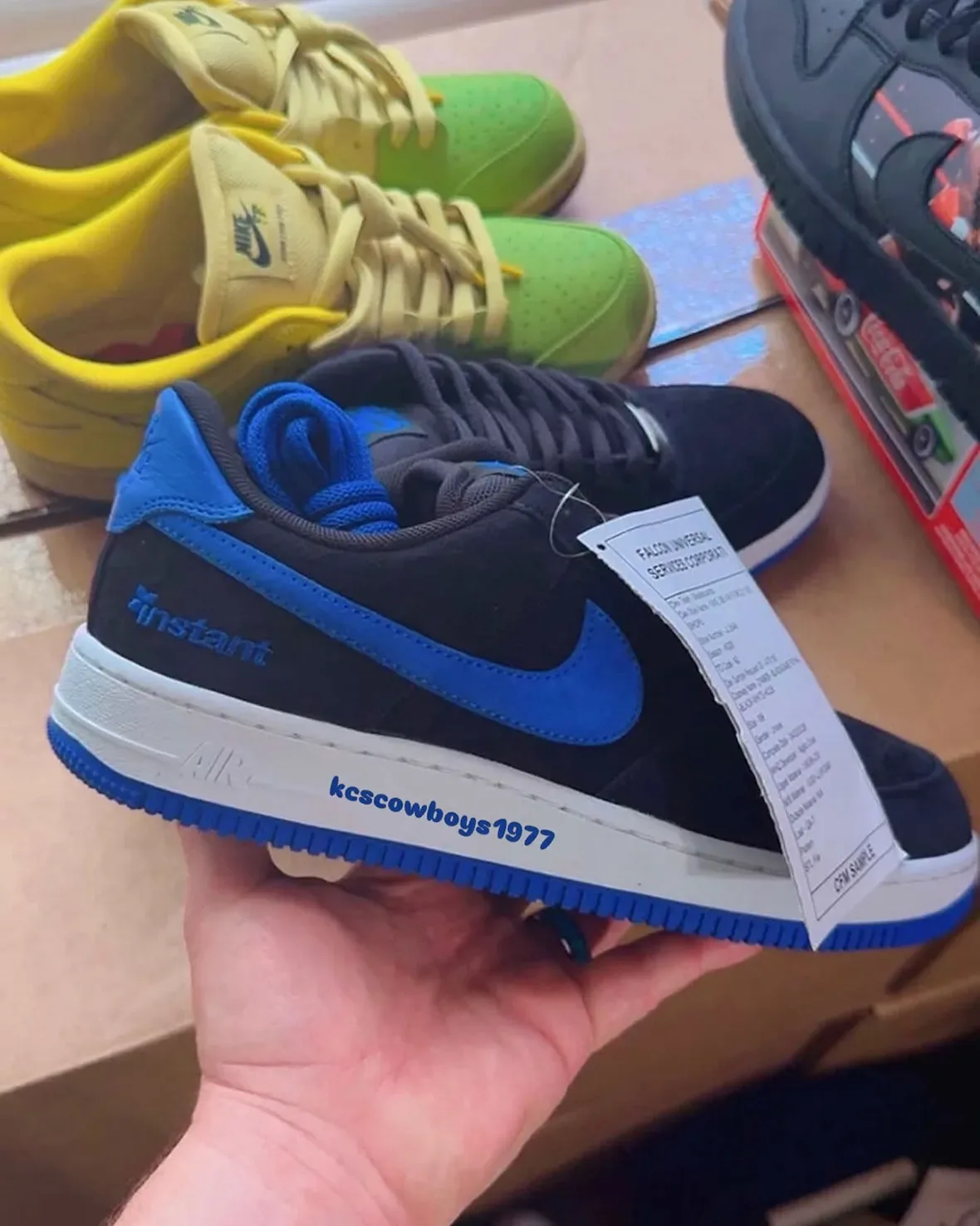 Instant Skateboards x Nike SB Air Force 1 release photo 1