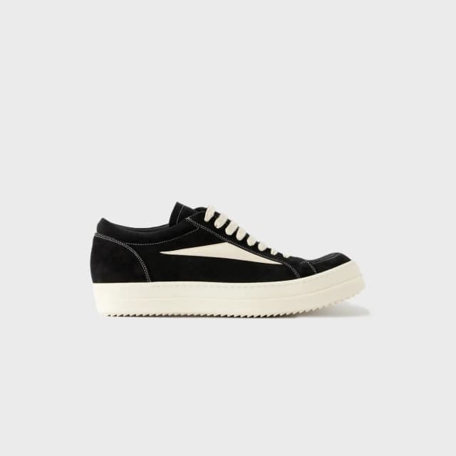 Rick Owens Vintage Sneaks - Black / Milk release photo