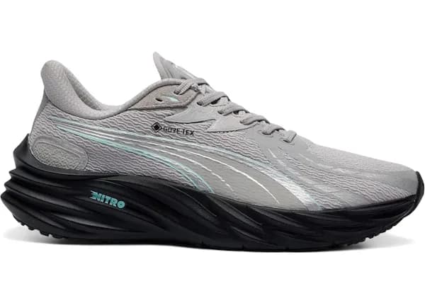 Puma Velocity Nitro 4 Gore-Tex Gray Echo Black Mint Melt Puma release photo