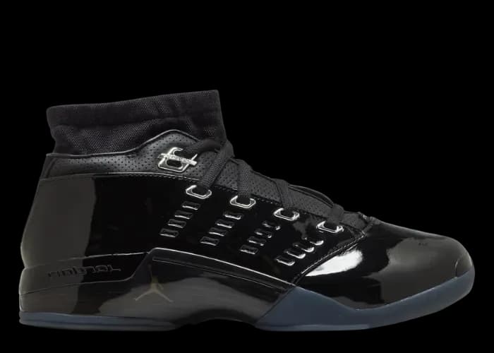 Air Jordan 17 Low SP Black Patent Jordan release photo