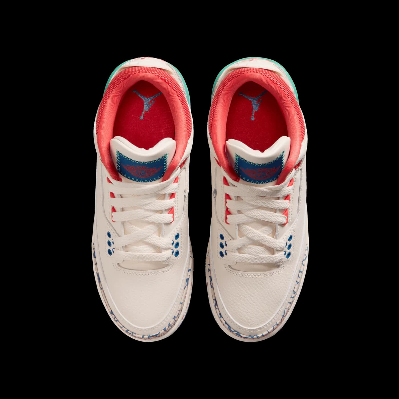 Air Jordan 3 Retro Chalk Track Red (GS) release photo 5