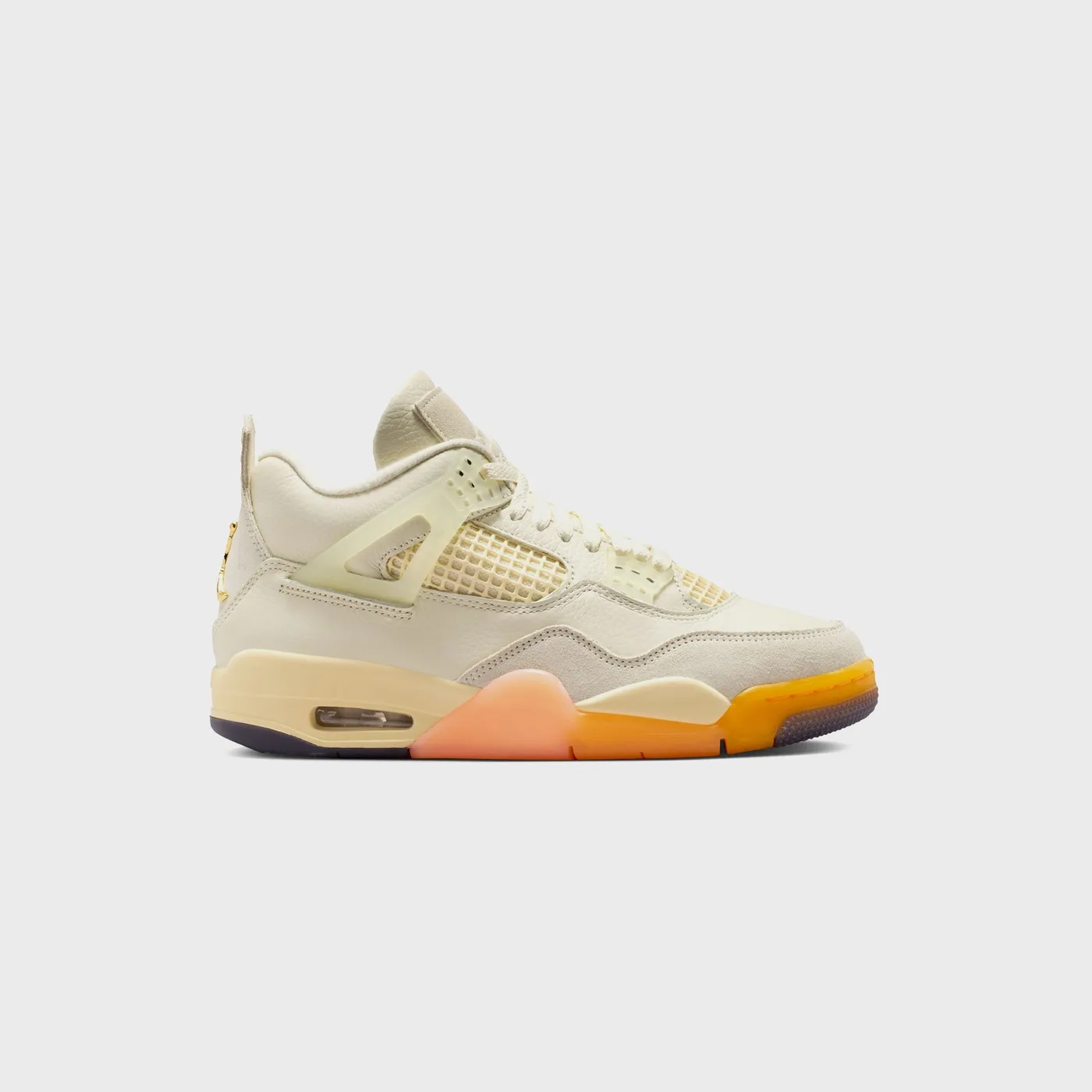 Jordan WMNS Air Jordan 4 - Retro Coconut Milk / Metallic Gold / Muslin / Bright Mango / Sundial / Black release photo 1