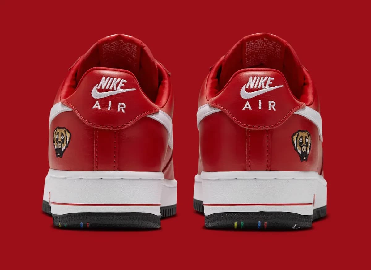 Victor Victor x Nike Air Force 1 ’01 “University Red” release photo 5