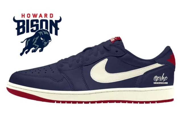 Air Jordan 1 Low OG “Howard University” Jordan release photo