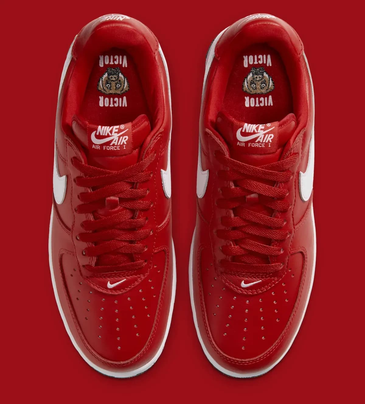 Victor Victor x Nike Air Force 1 ’01 “University Red” release photo 4