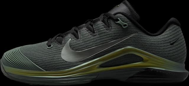 Nike Vapor 12 Prm Camo Green / Metallic Gold (Hard Court) Nike release photo