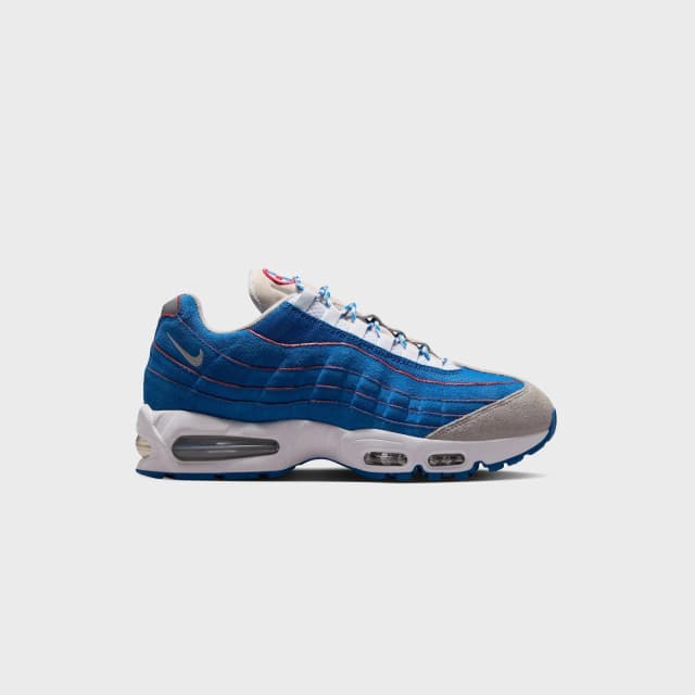 Nike Air Max 95 Big Bubble - Blue Sapphire / Metallic Silver / White / Light Smoke Grey Nike release photo