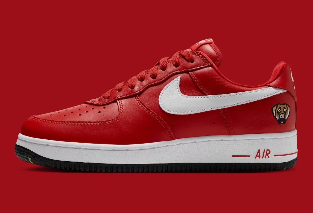 Victor Victor x Nike Air Force 1 ’01 “University Red” release photo 2