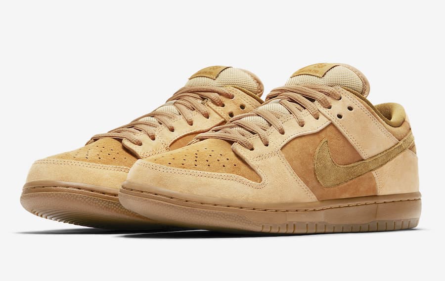 Nike SB Dunk Low “Reverse Reese Forbes Wheat” Nike release photo