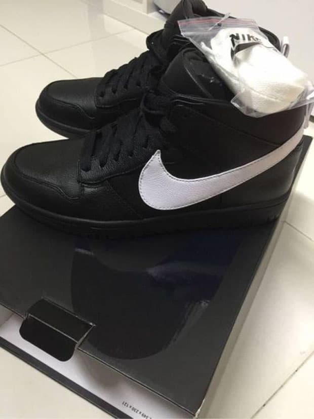 RICCARDO TISCI X NIKE DUNK LUX CHUKKA Nike release photo